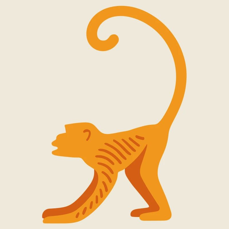 Orangutan line logo