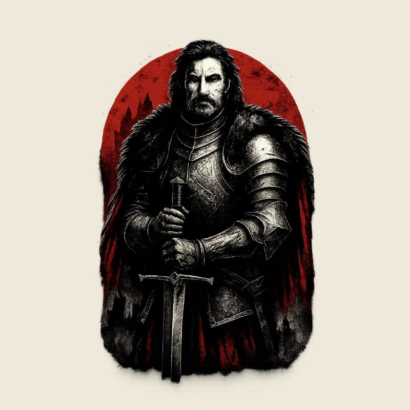 Dark Fantasy Edler Ritter – Mittelalterliches Design
