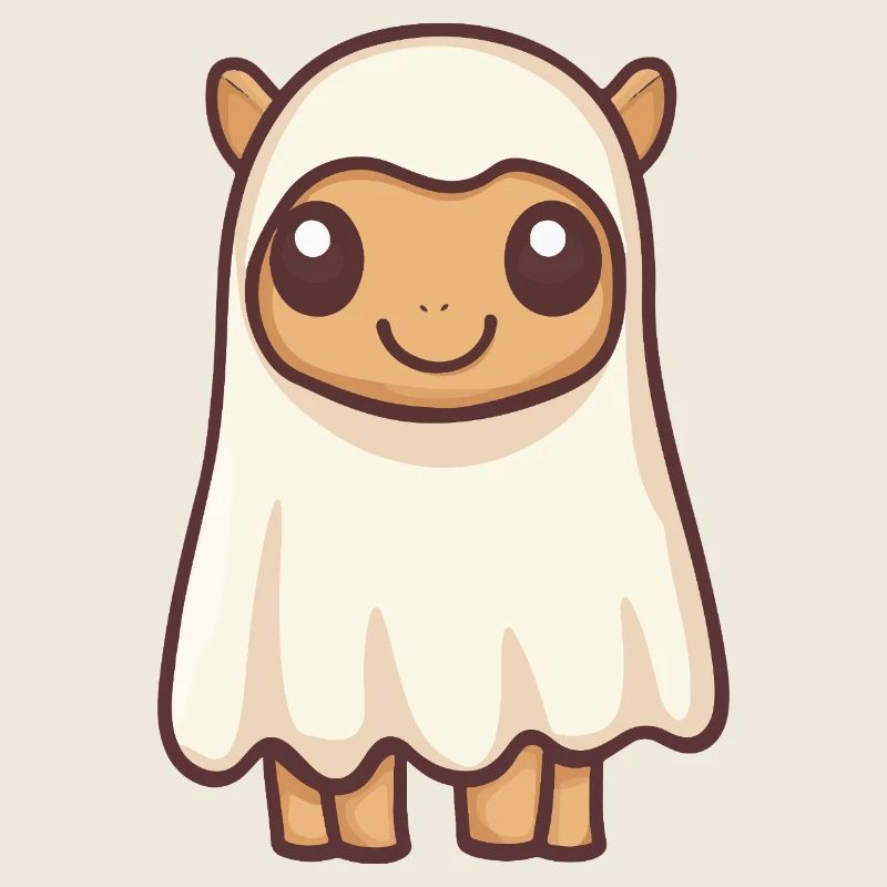 Camel Halloween Ghost