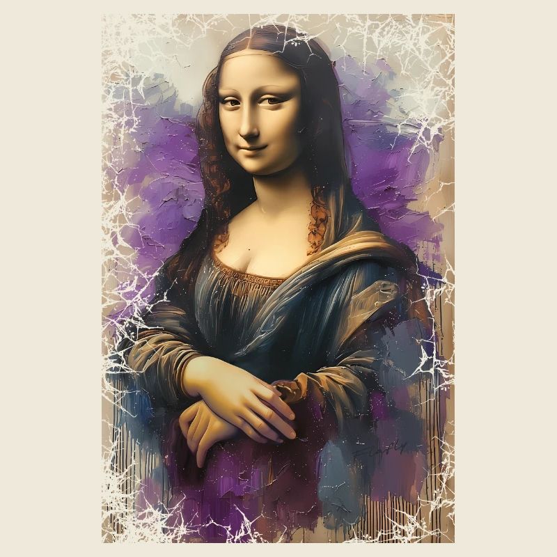 Mona Lisa revisited - oil on canvas