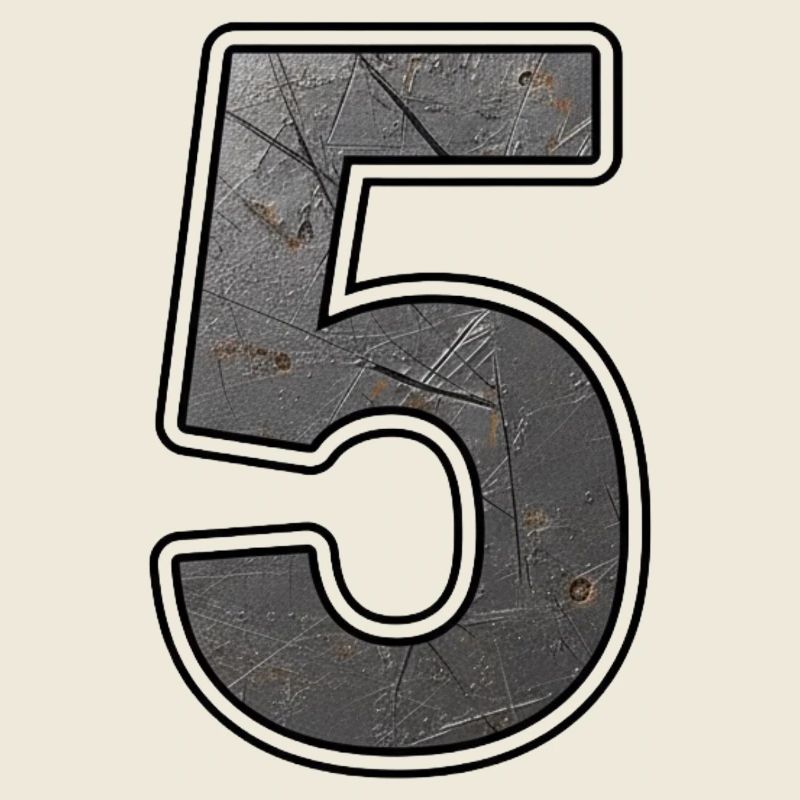 Rusty 5 Design