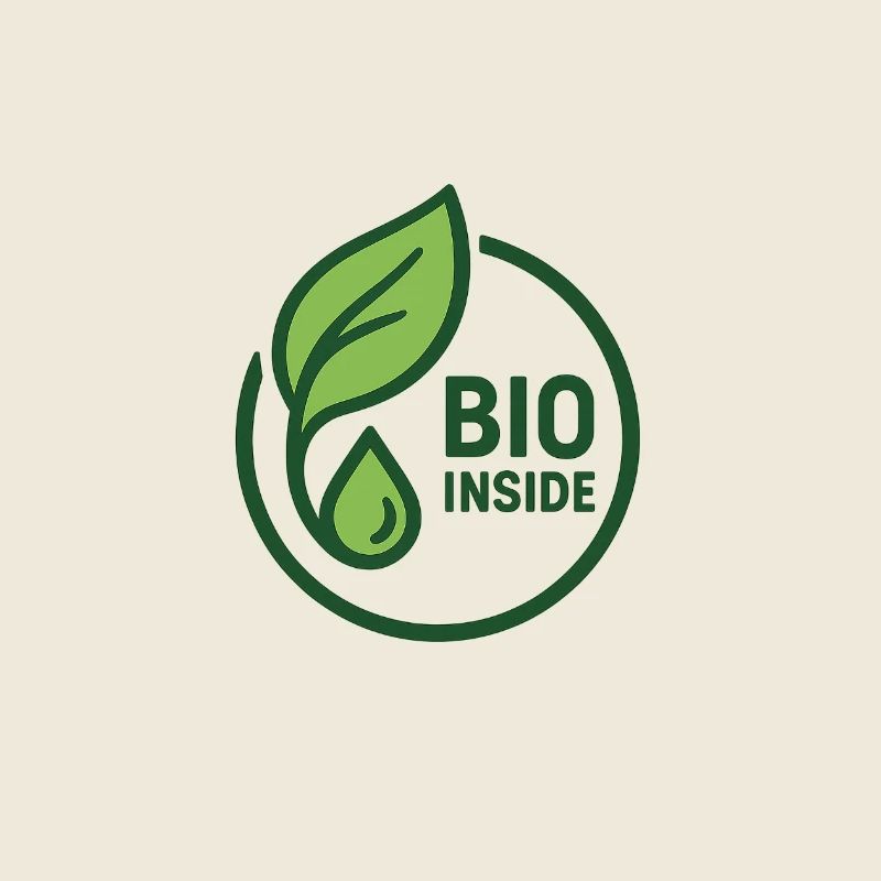 Bio Inside Blätter Logo Shirt