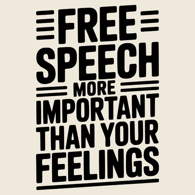 La liberté d’expression est plus importante que les sentiments