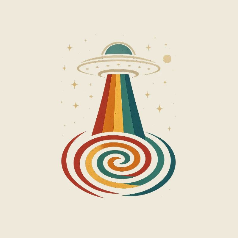 UFO Rainbow Beam