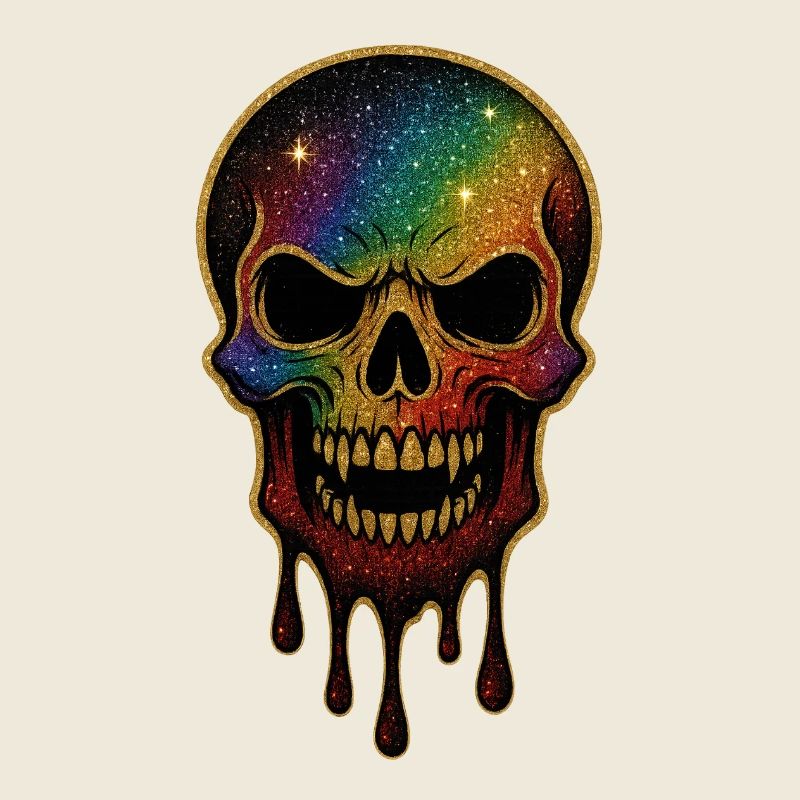 Crâne de galaxie Totenschädel d’Halloween
