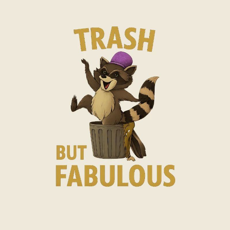 Trash Panda Fabulous – Witziges Design