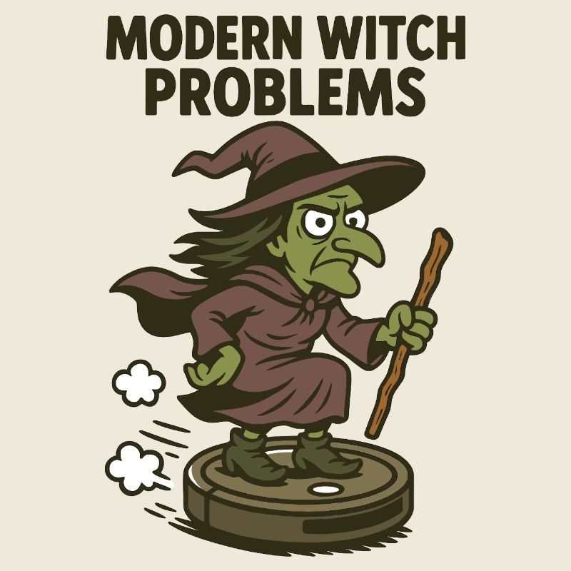 Modern Witch Problems – Lustiges Hexen Design