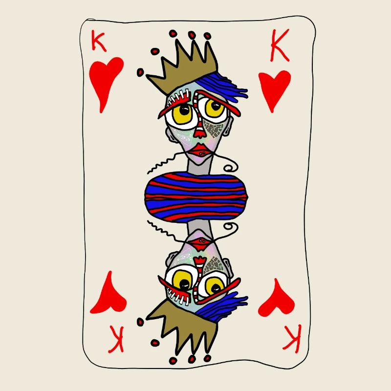 Carte Roi Double Image Style