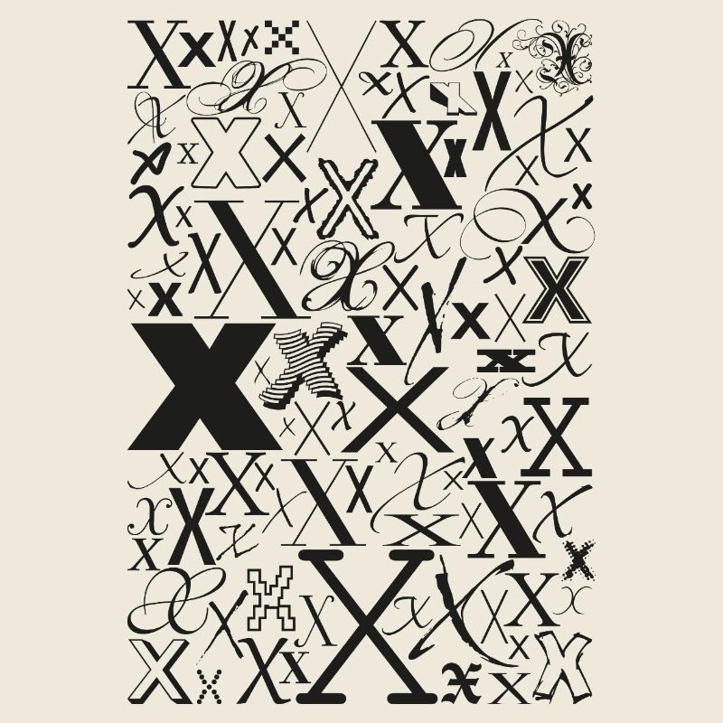 Typo x - Conception de lettres pour les amateurs de polices