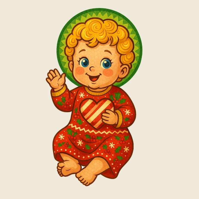 Weihnachtsbaby Herzfreude