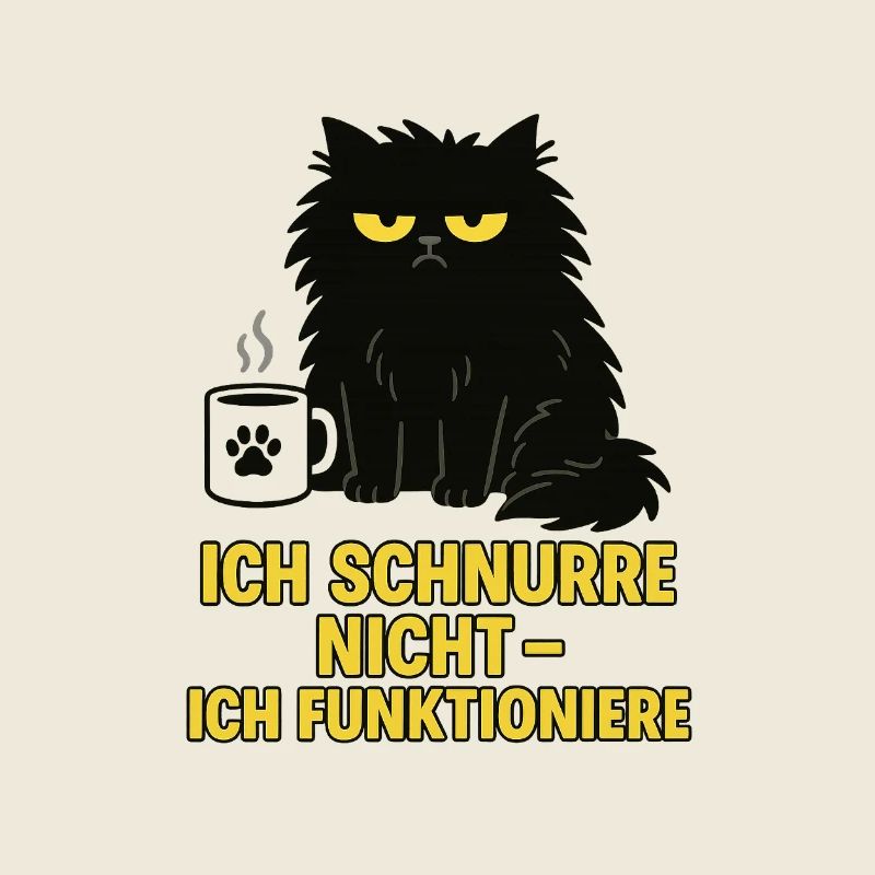 I don't purr – I function (cat)