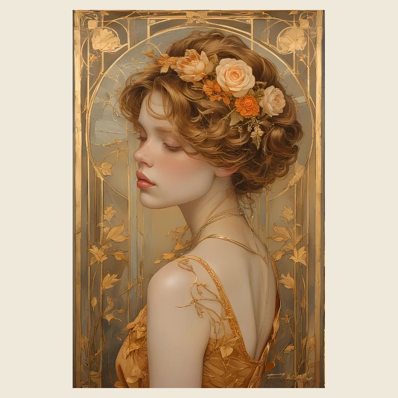 Beauté éternelle – huile sur toile