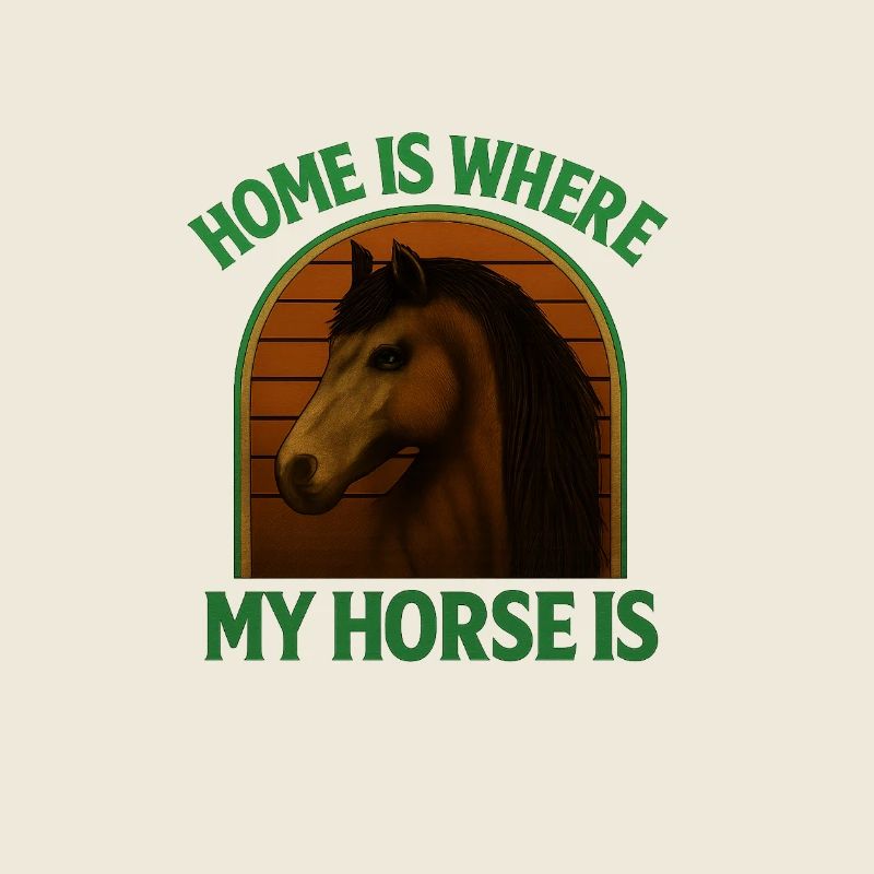 Zuhause ist mein Pferd
