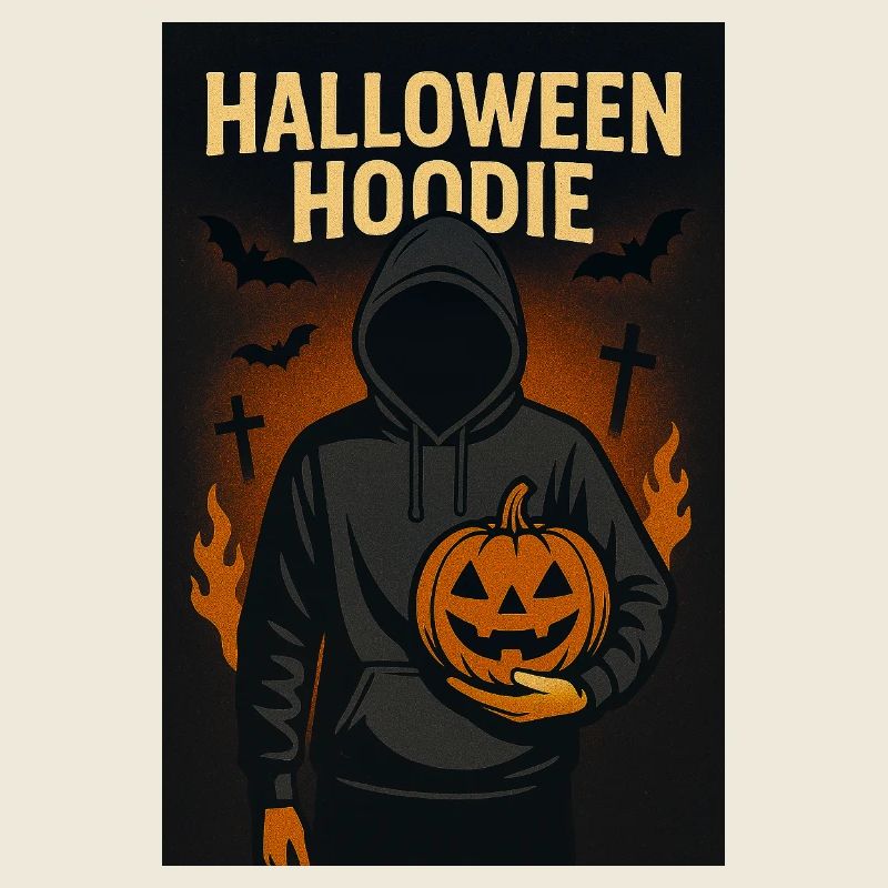 Halloween Hoodie with Pumpkin