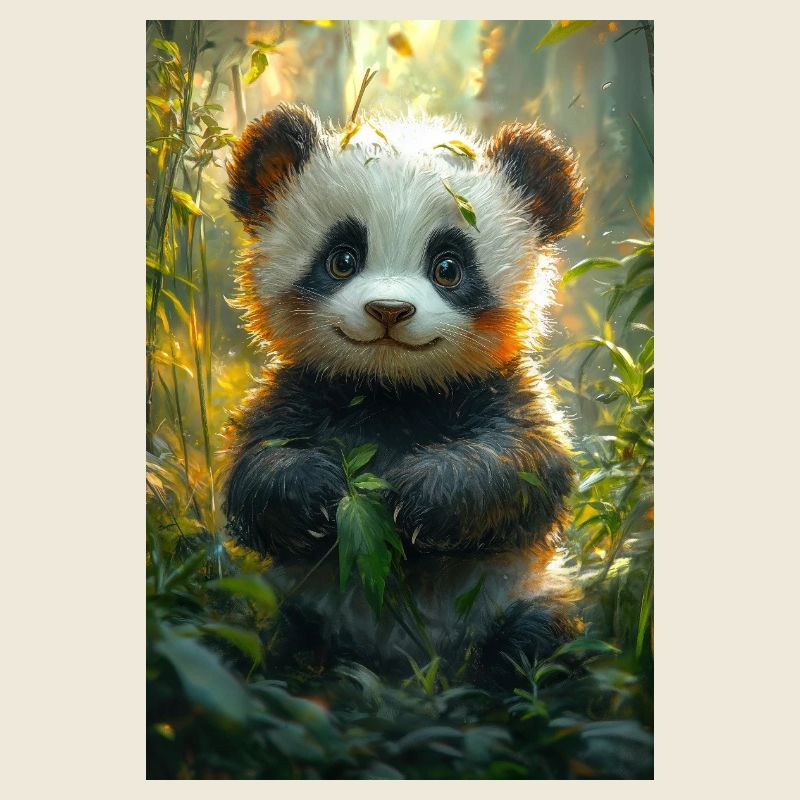 Illustration eines Pandas