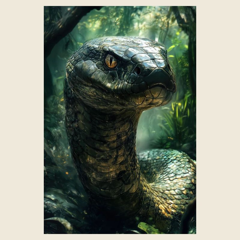Illustration of a snake