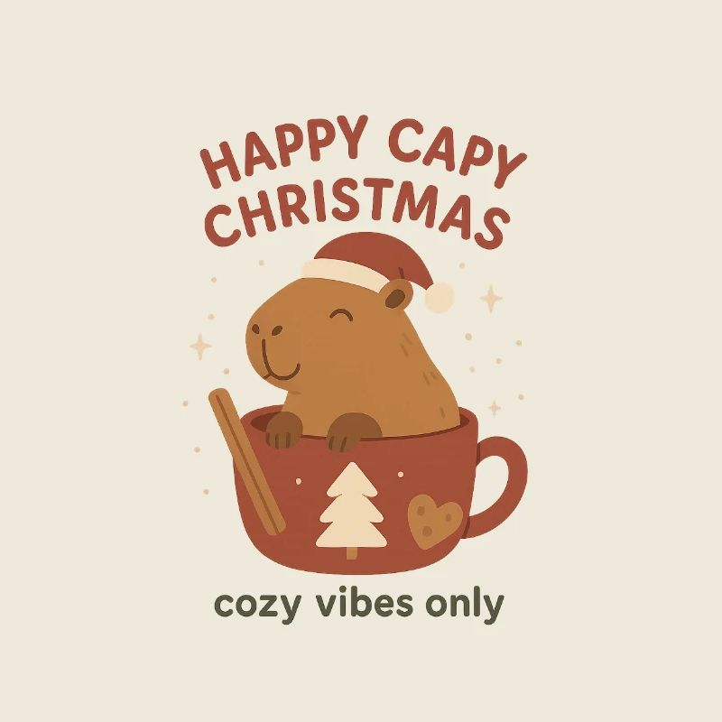 Capybara Christmas