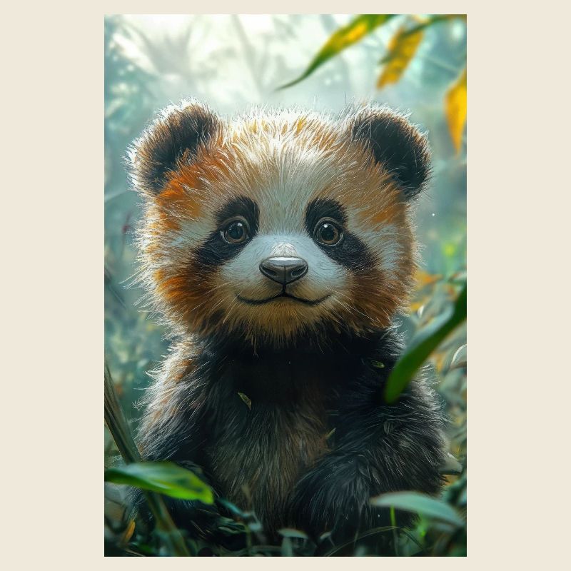 Illustration eines Pandas