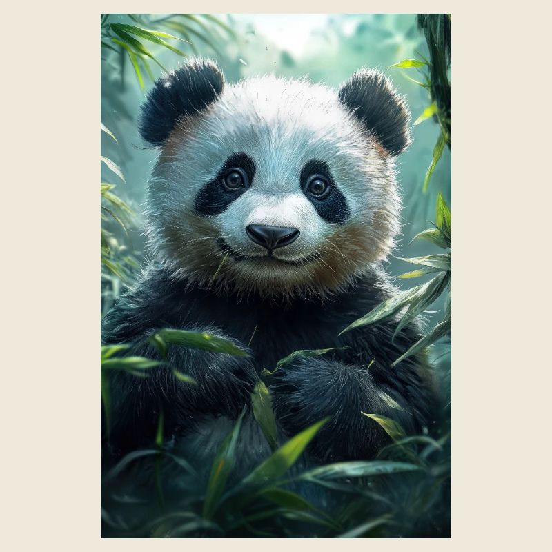 Illustration eines Pandas