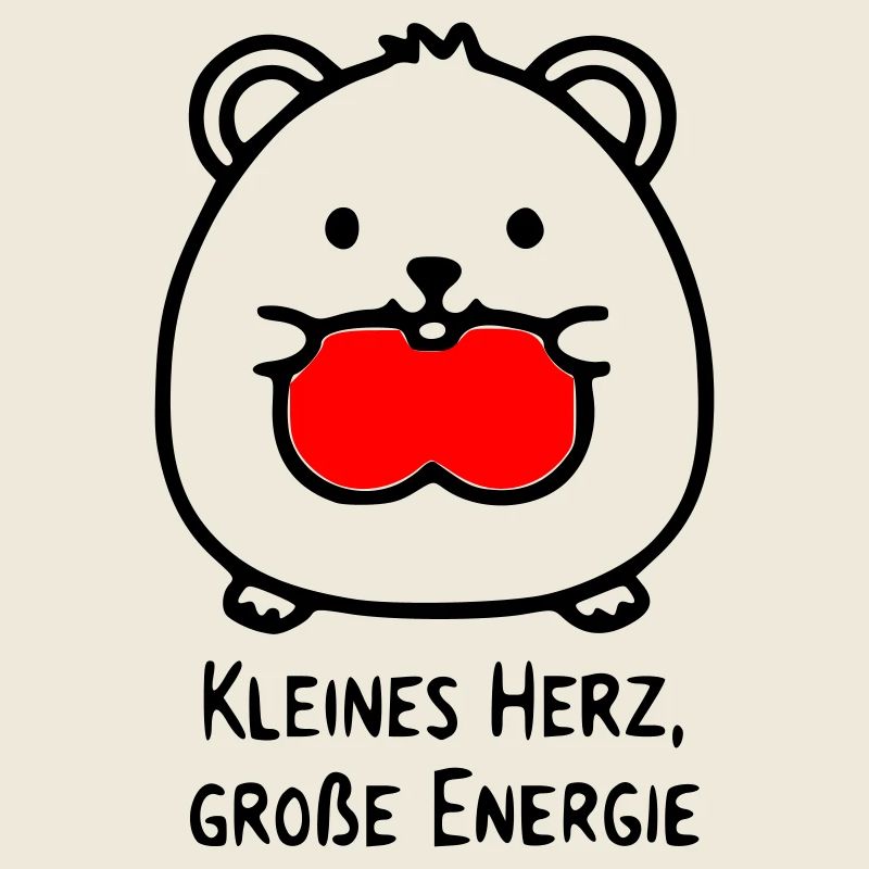Hamster Saying | Small heart, big energy