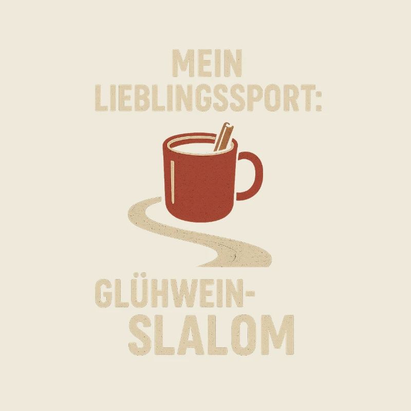 Glühwein Slalom Winterurlaub Ski Weihnachtsmarkt 