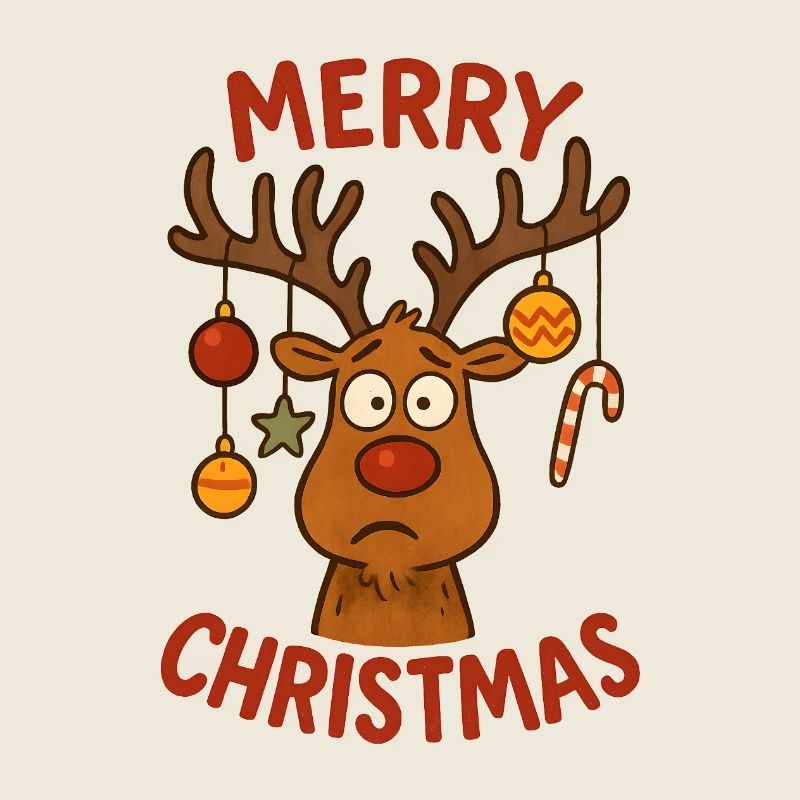 Ornements de renne Noël