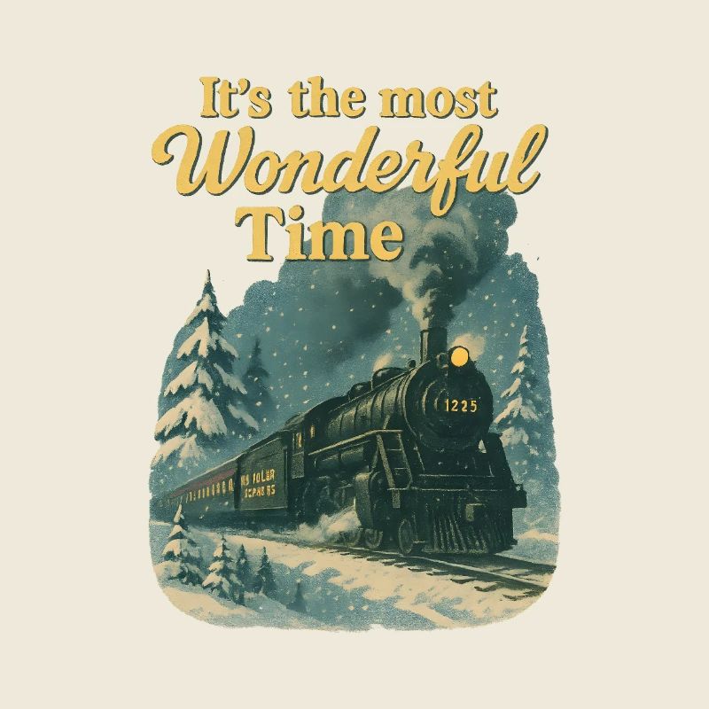 Retro Christmas Polar Express
