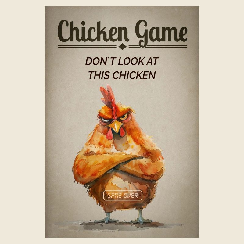 Funny Chicken Game - Ne regardez pas ce poulet