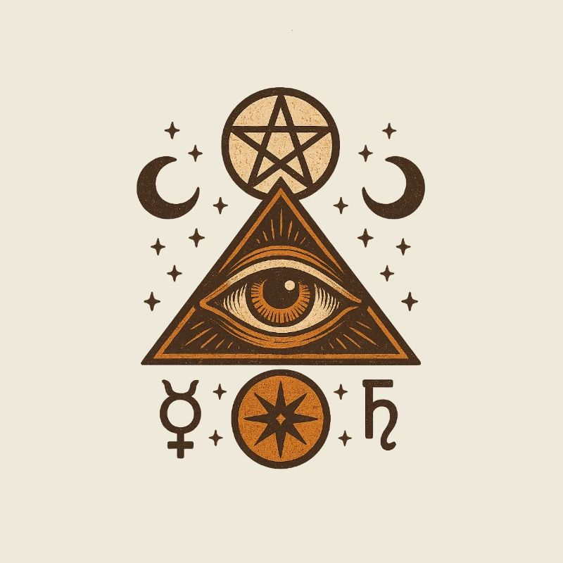 Auge im Dreieck Sternenamulet