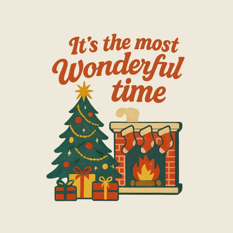 Wundervolle Weihnachtszeit am Kamin