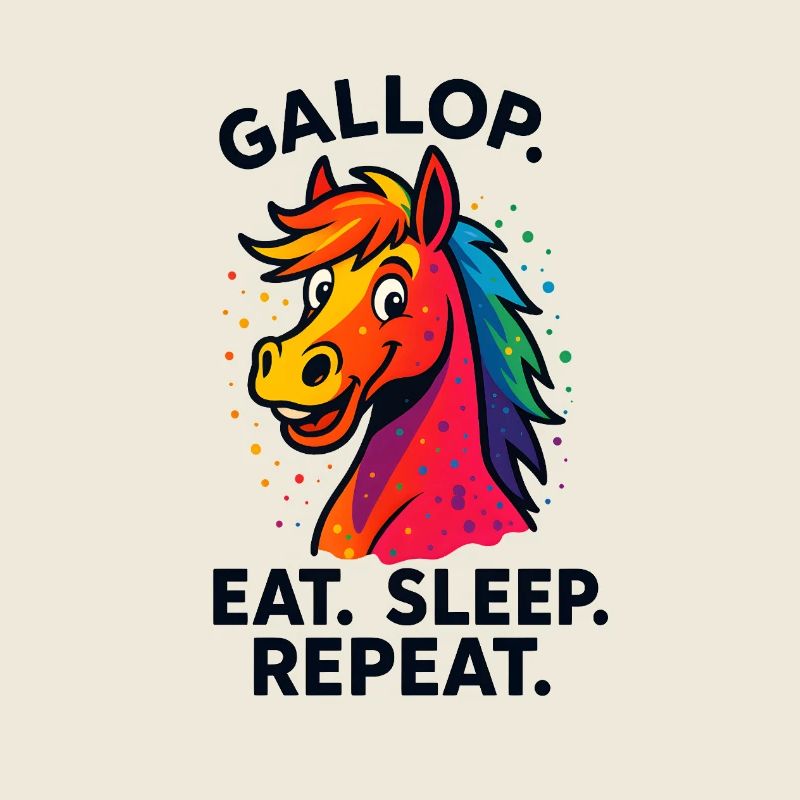 Couleur Party Galop Cheval
