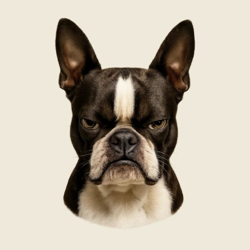 Eindrucksvoller Boston Terrier Blick