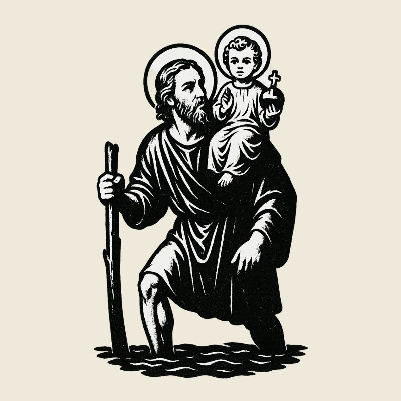 St Joseph mit Jesuskind | Christophorus