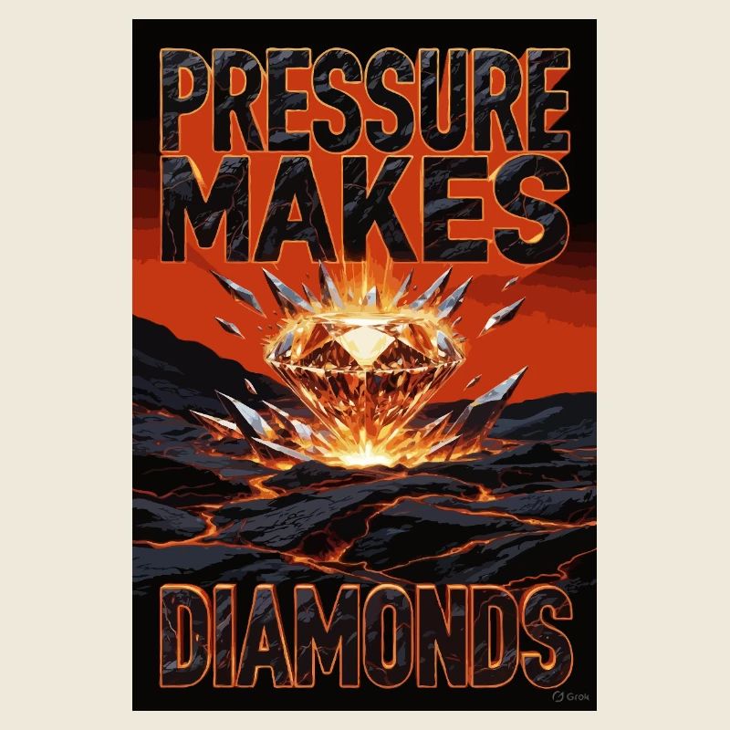 La pression fait les diamants