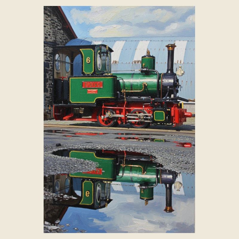 Steam Locomotive Reflection