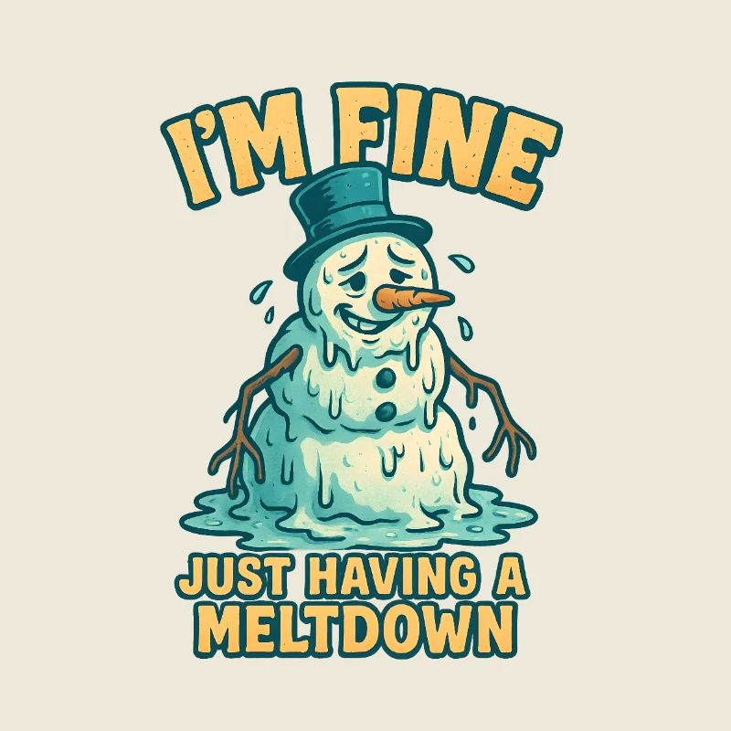 I'm fine snowman