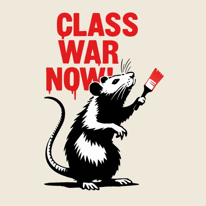 Graffiti provocateur de rats
