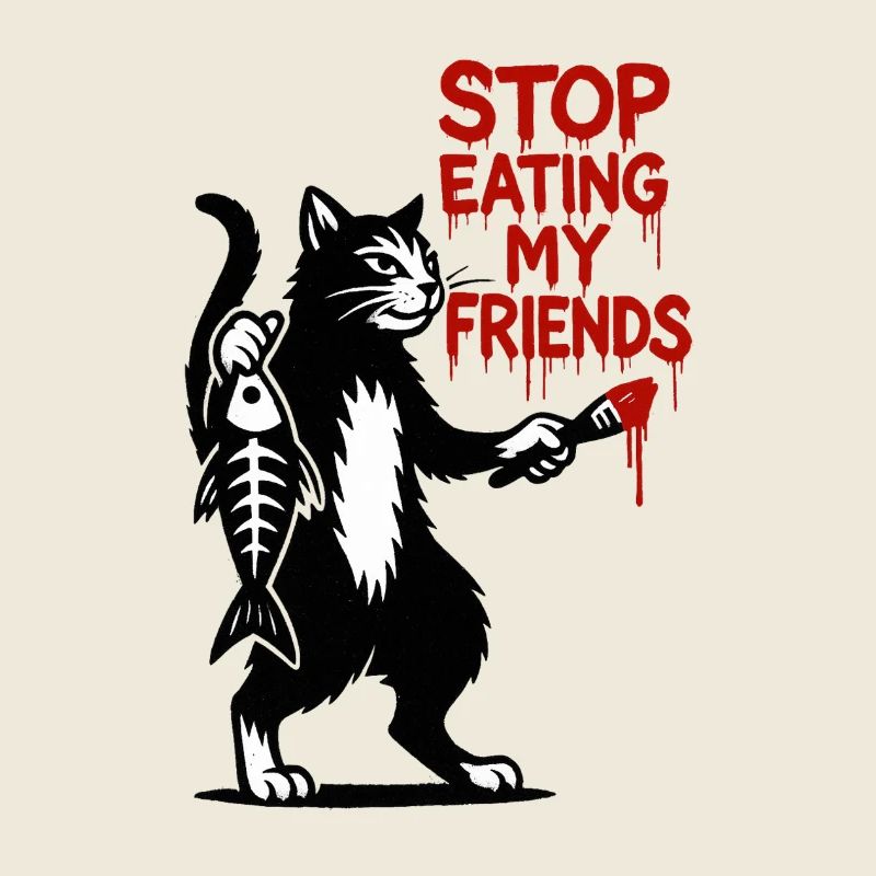 Cat Stop Eating My Friends
