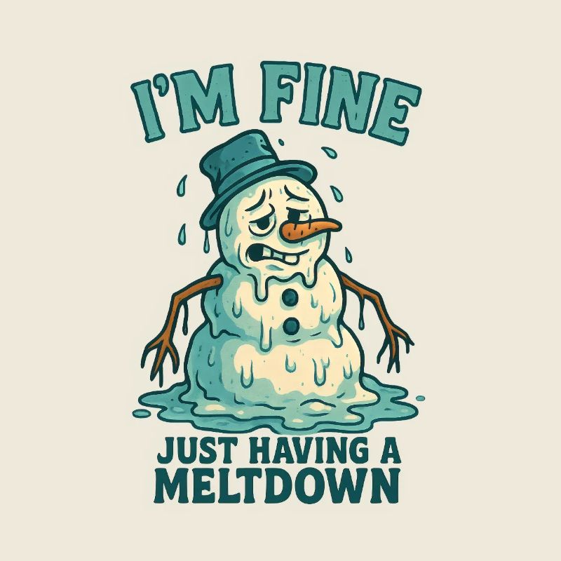 Schneemann Meltdown Ironie Sarkasmus