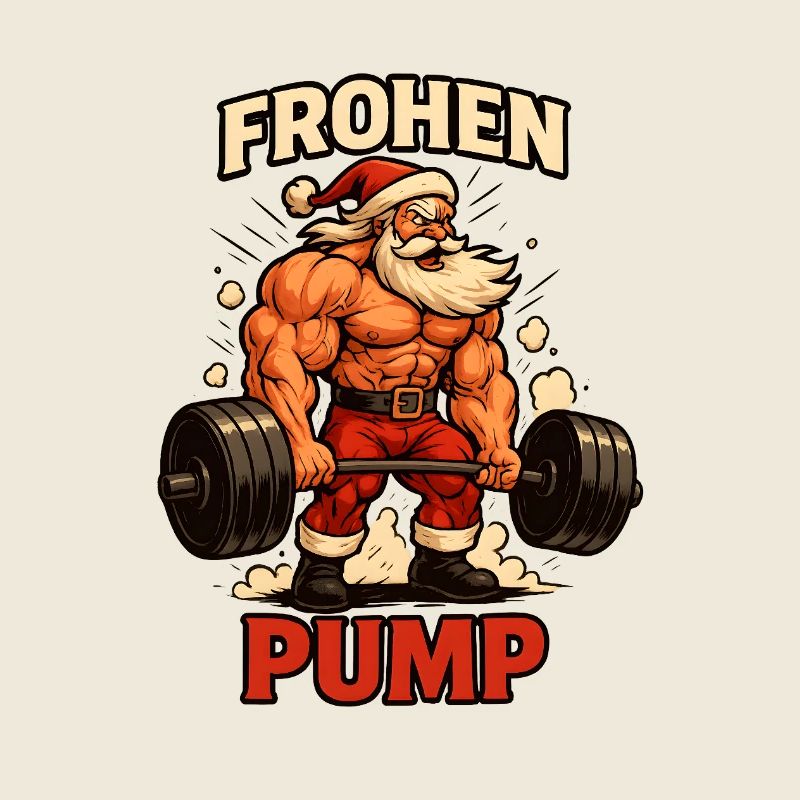 Frohen Pump Ihr Lappen Weihnachtsmann Outfit