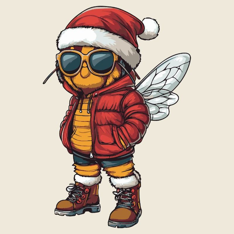 Bee Christmas Winter