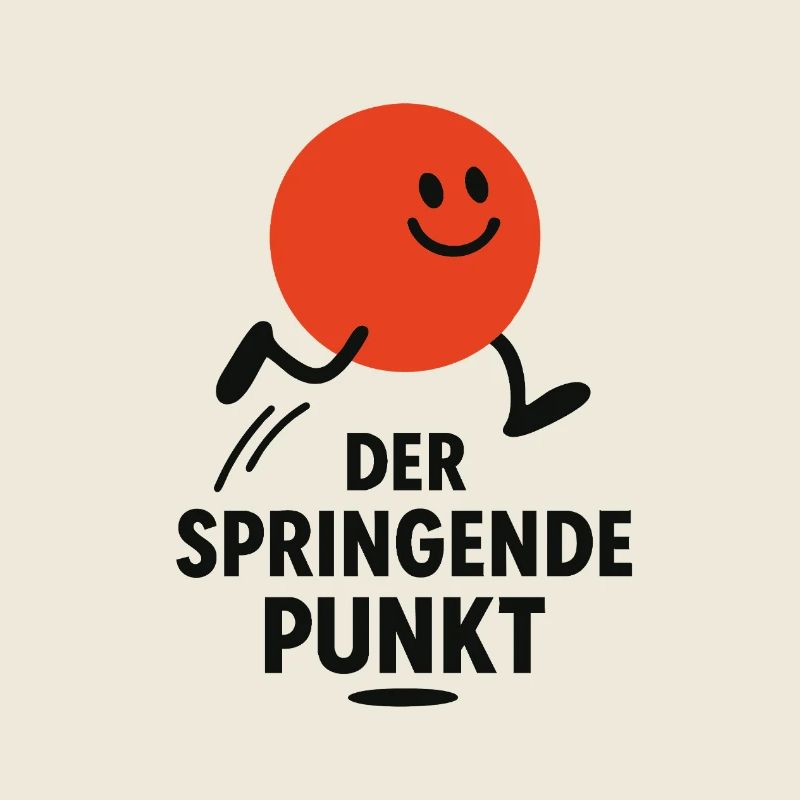 Der springende Punkt – Typografie Wortspiel 