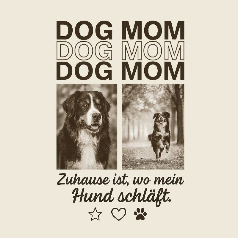 Chemise de maman de chien – Chez moi, c’est là où mon chien dort