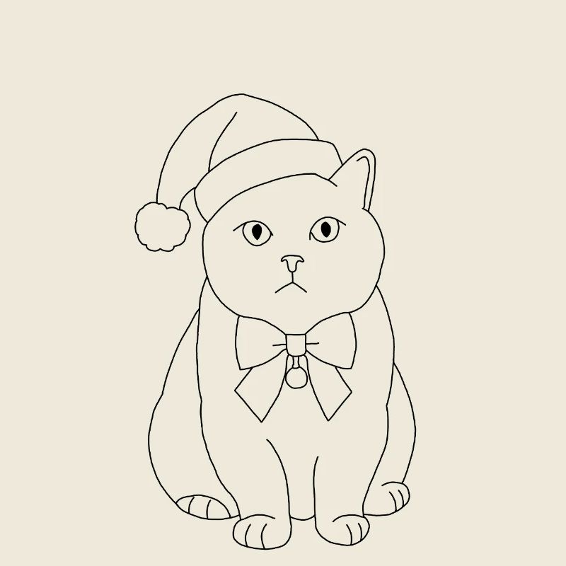 Weihnachtskatze