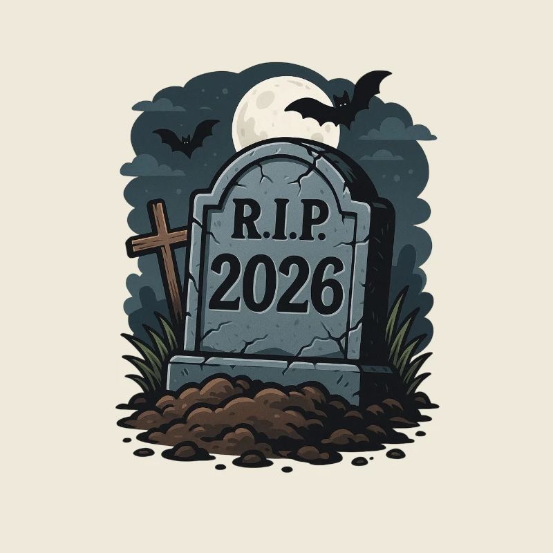 Repose en paix Halloween 2026 Grabstein