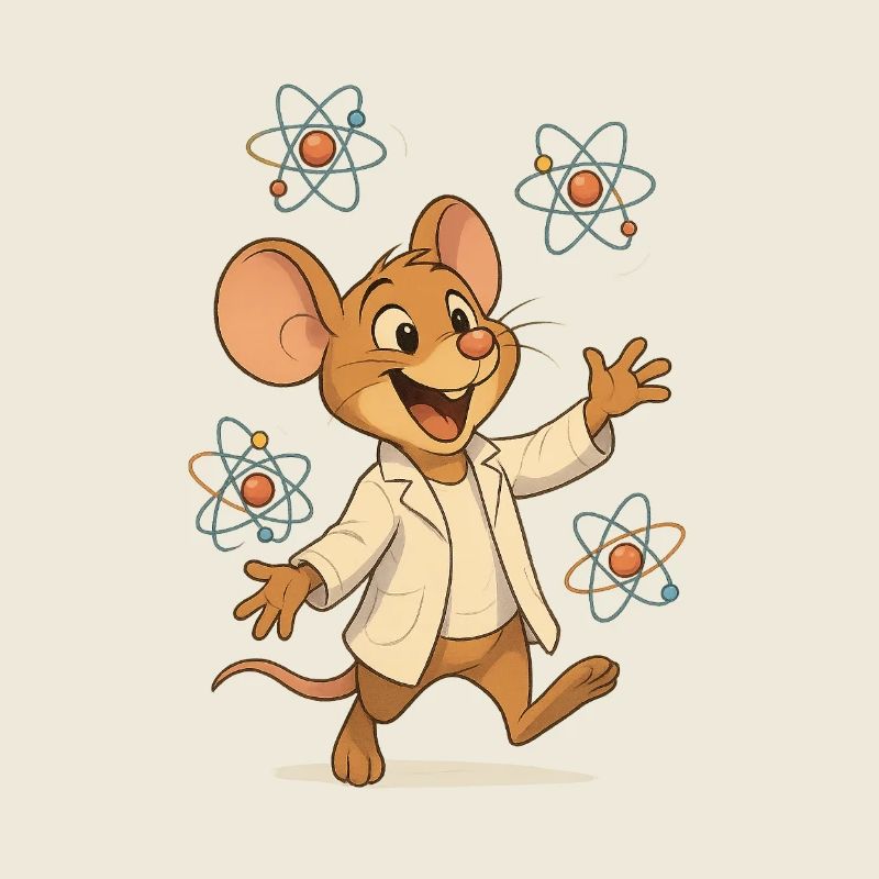 Atomwissenschaftler-Maus