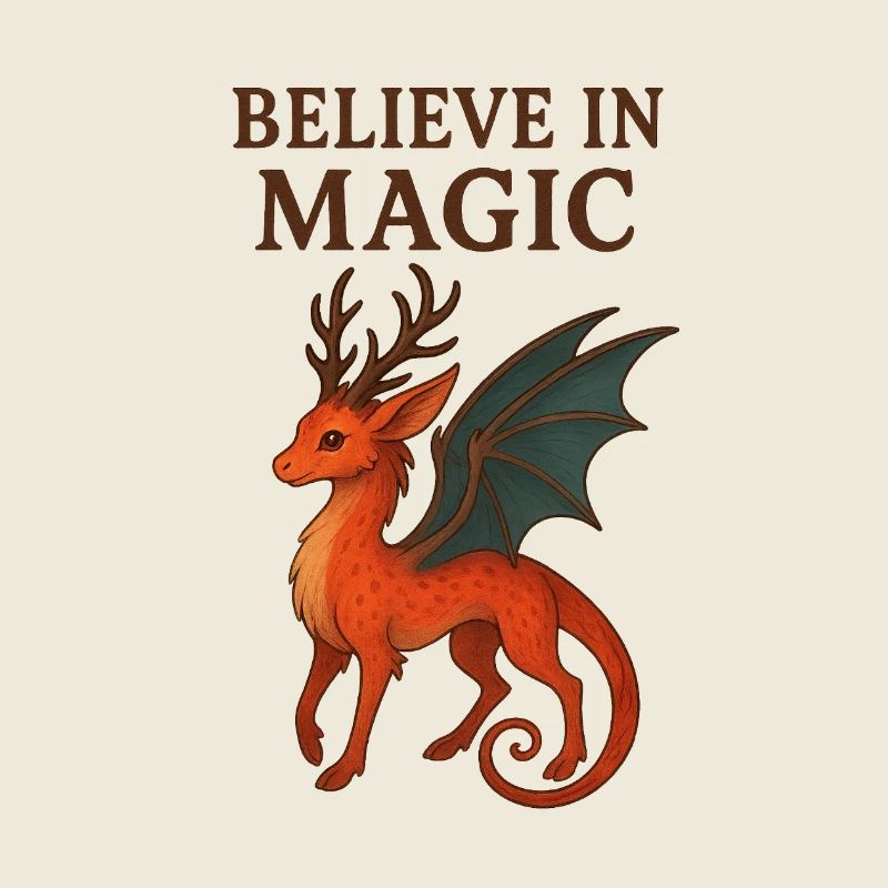 Believe in Magic Drache