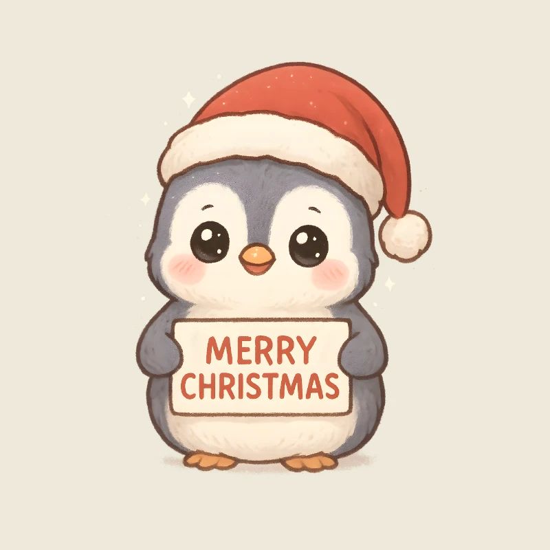 Cadeau de Noël Hungly Penguin