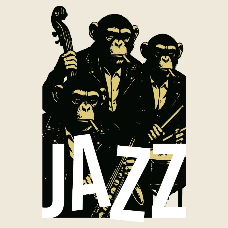 Jazz-Schimpansenquartett