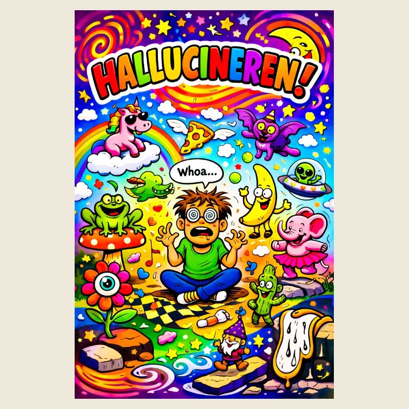 Hallucinating Cartoon Fantasy Trip